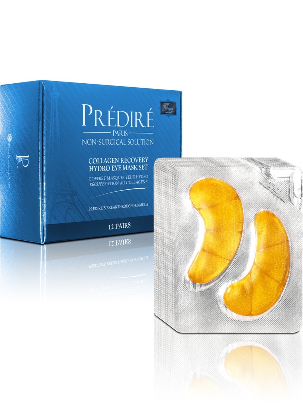 Prédiré Paris Gold Collagen Recovery Hydro Eye Masks - 12 Pairs